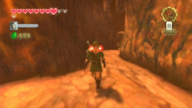 Zelda Skyward: guantes y calor