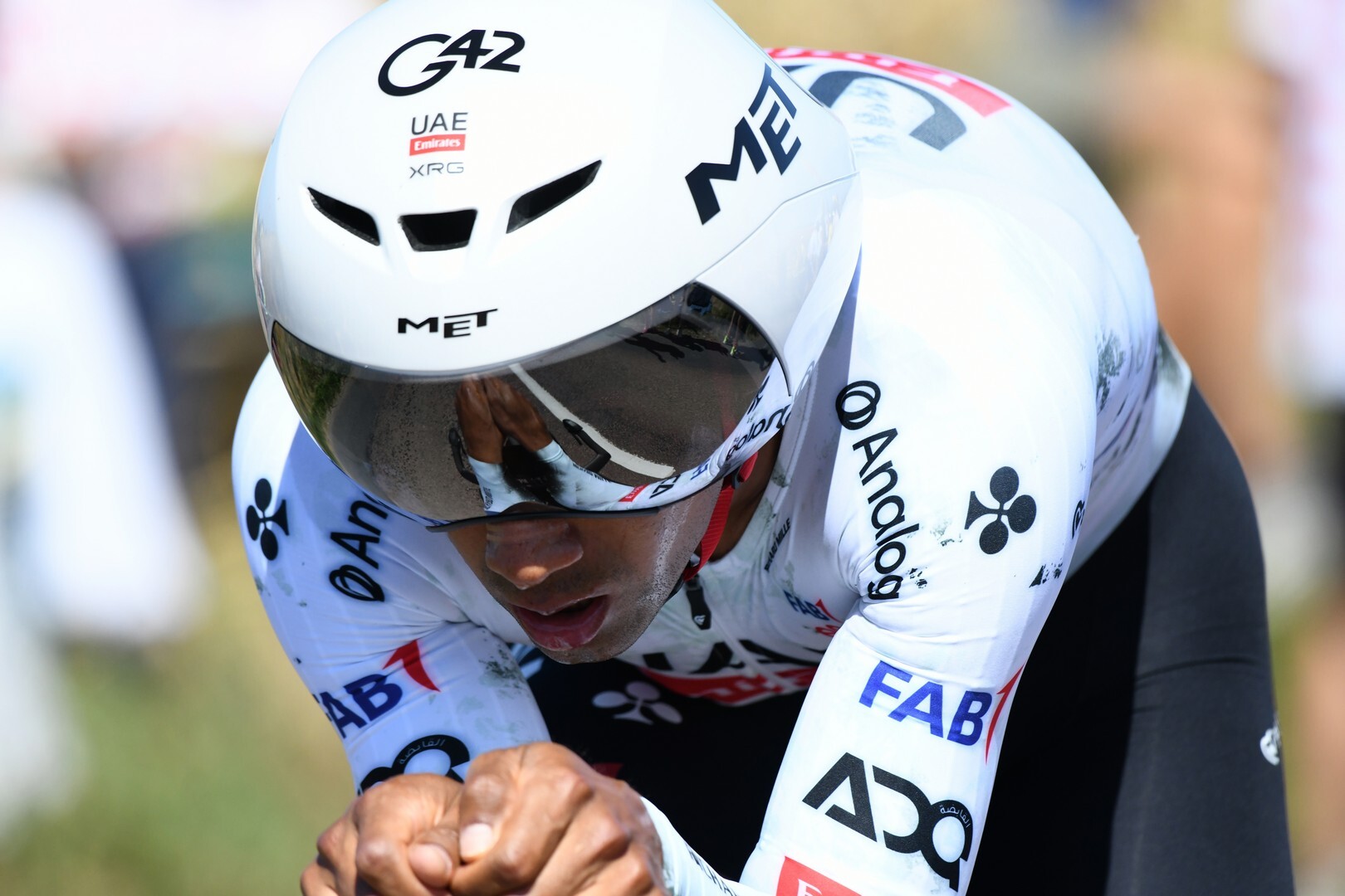 El ciclista ecuatoriano Jhonatan Narváez lleva ya tres etapas del Giro