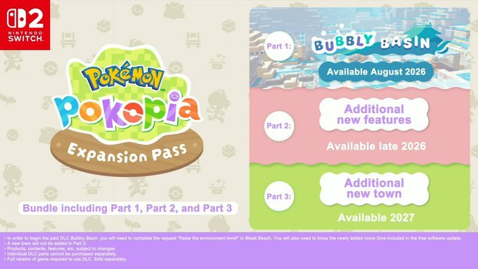 Pokémon Pokopia se está ampliando con varias expansiones