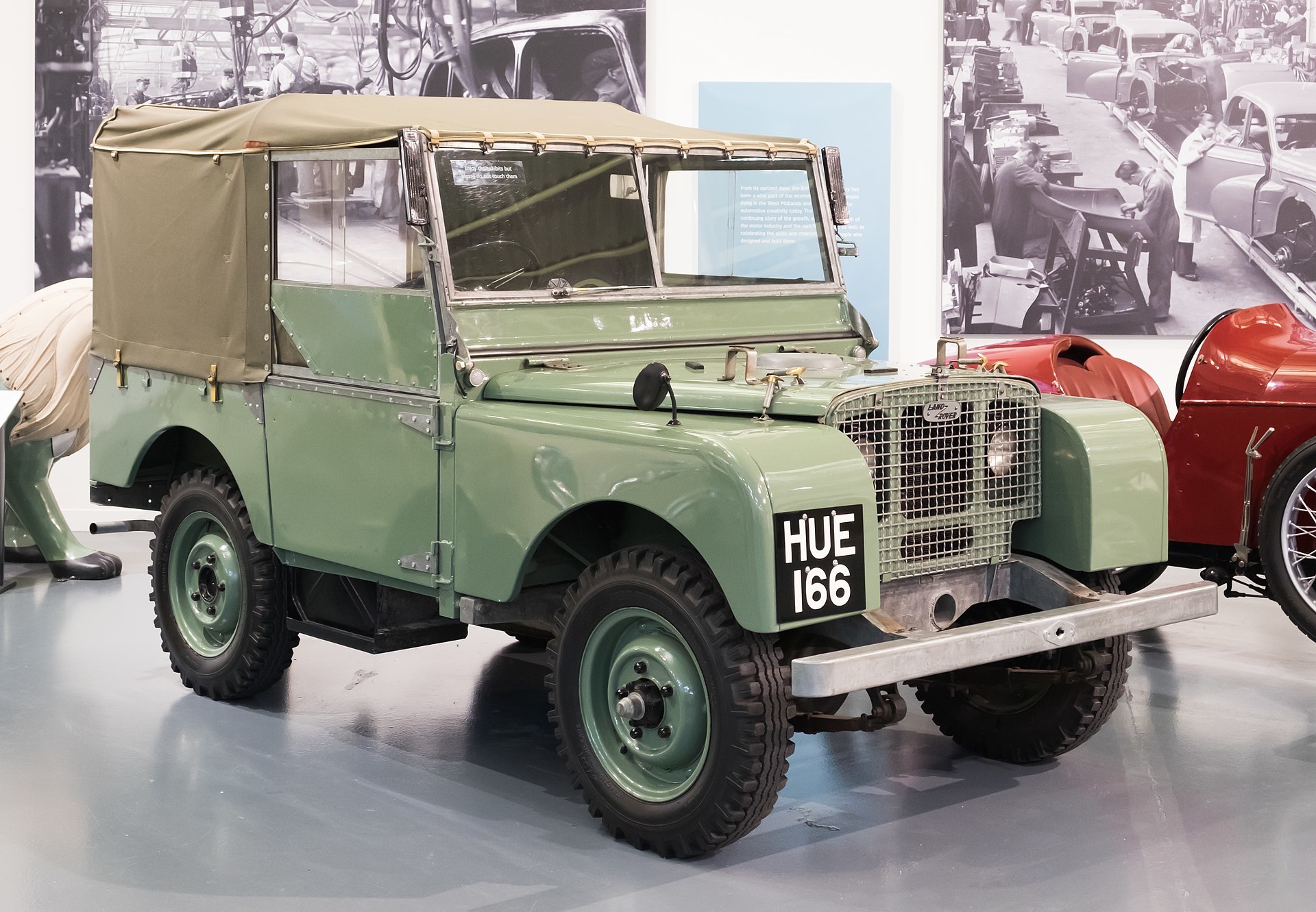 Land Rover EVs restored for use in the British Army