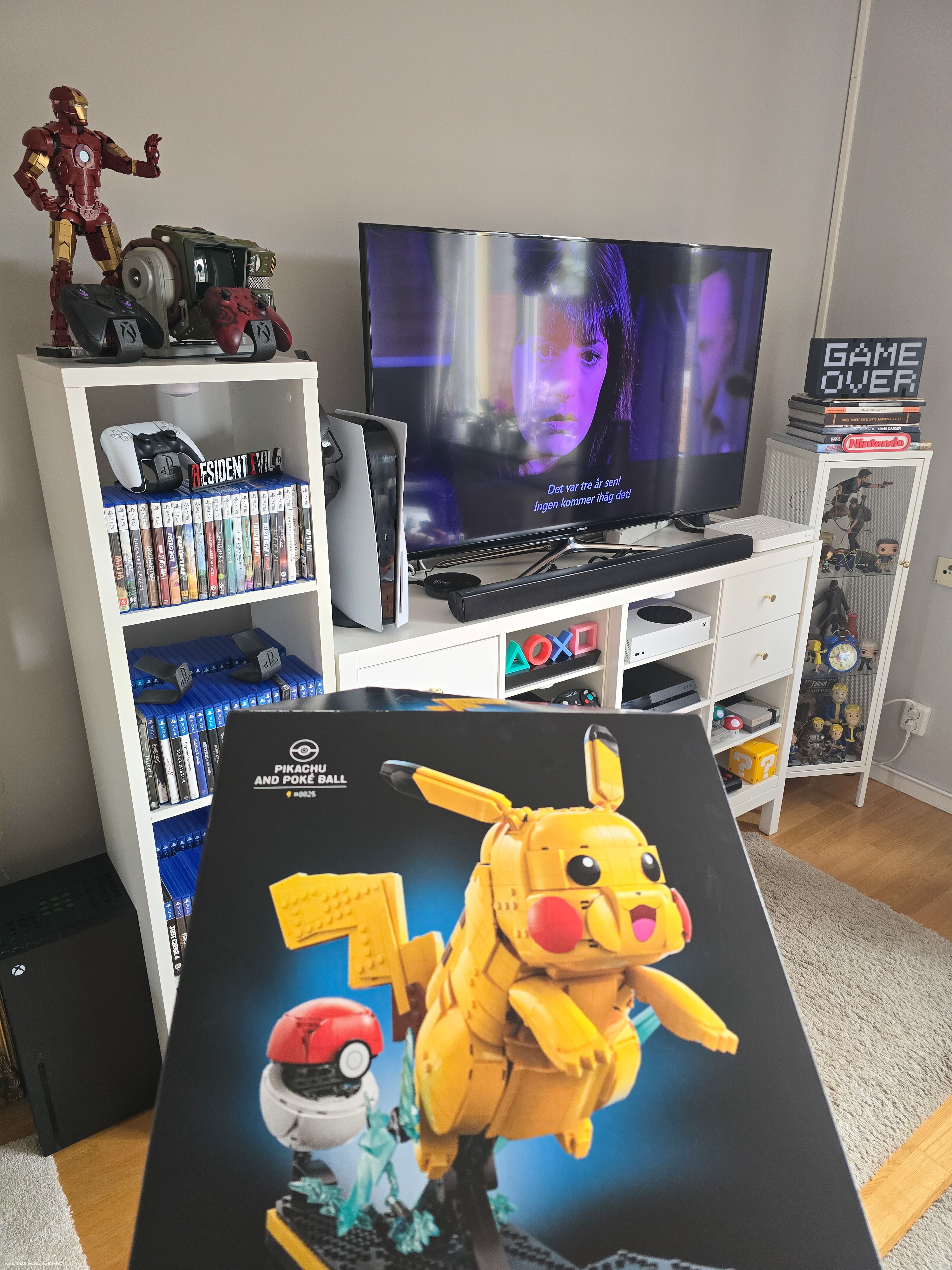 Ya hemos montado el nuevo set de Lego Pikachu y Pokéball