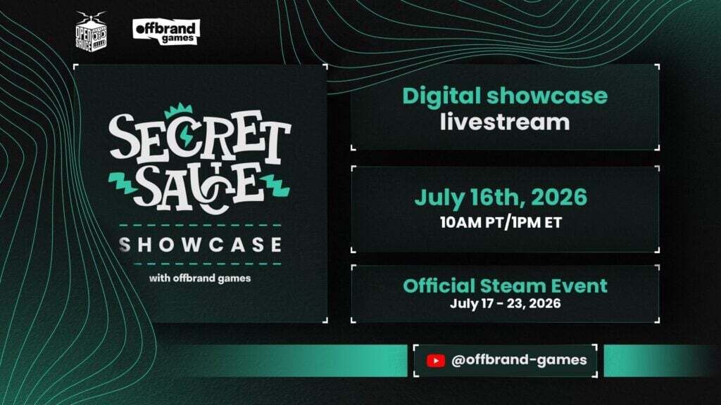 El Secret Sauce Showcase 2026 se emite el 16 de julio y prometen ofrecer fechas de lanzamiento, demos y muchas 'world premieres'