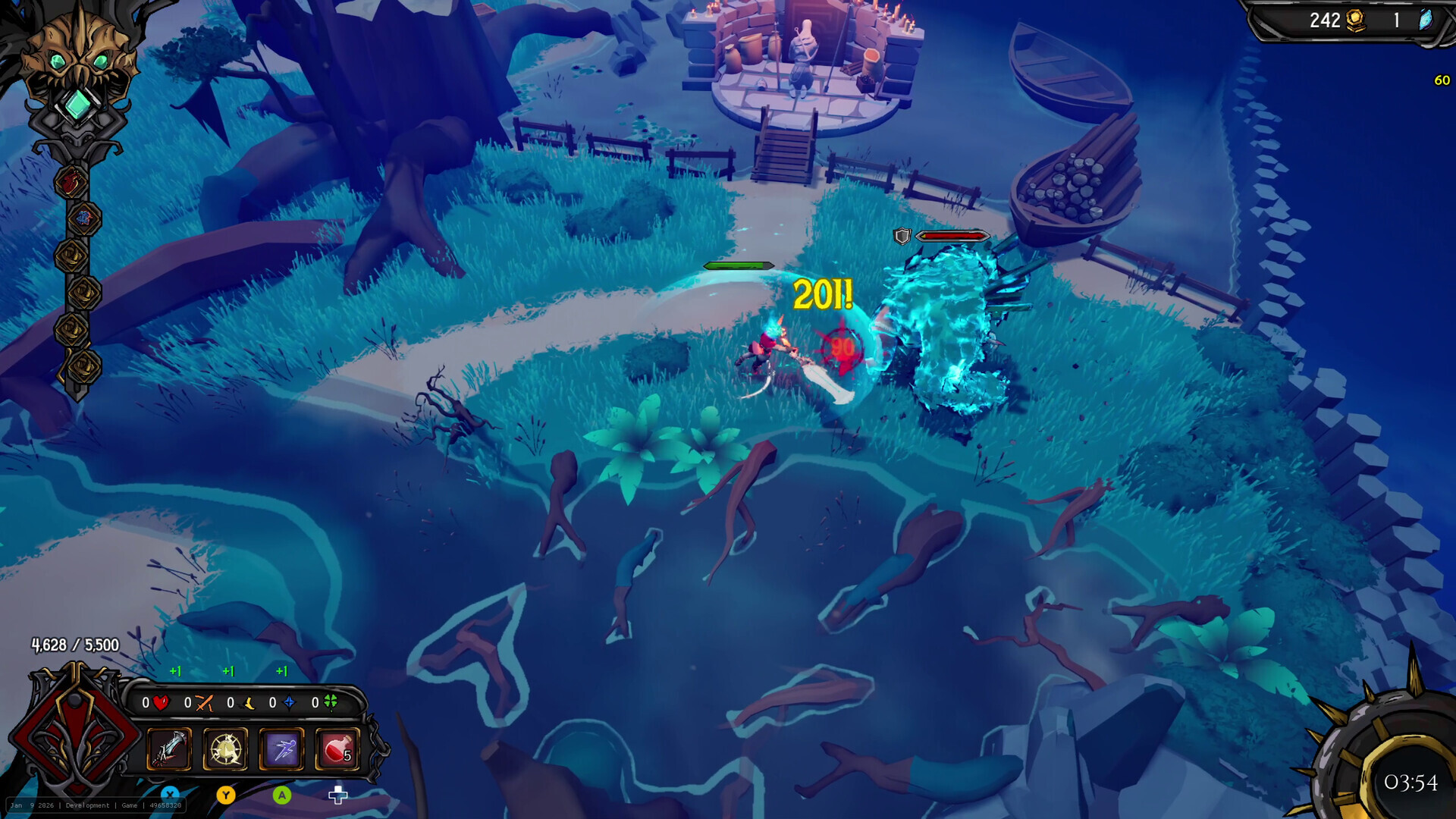 Hubo mucho proceso de diseño y rescritura con Clockfall, fruto también de su "complicado desarrollo", nos cuenta su director