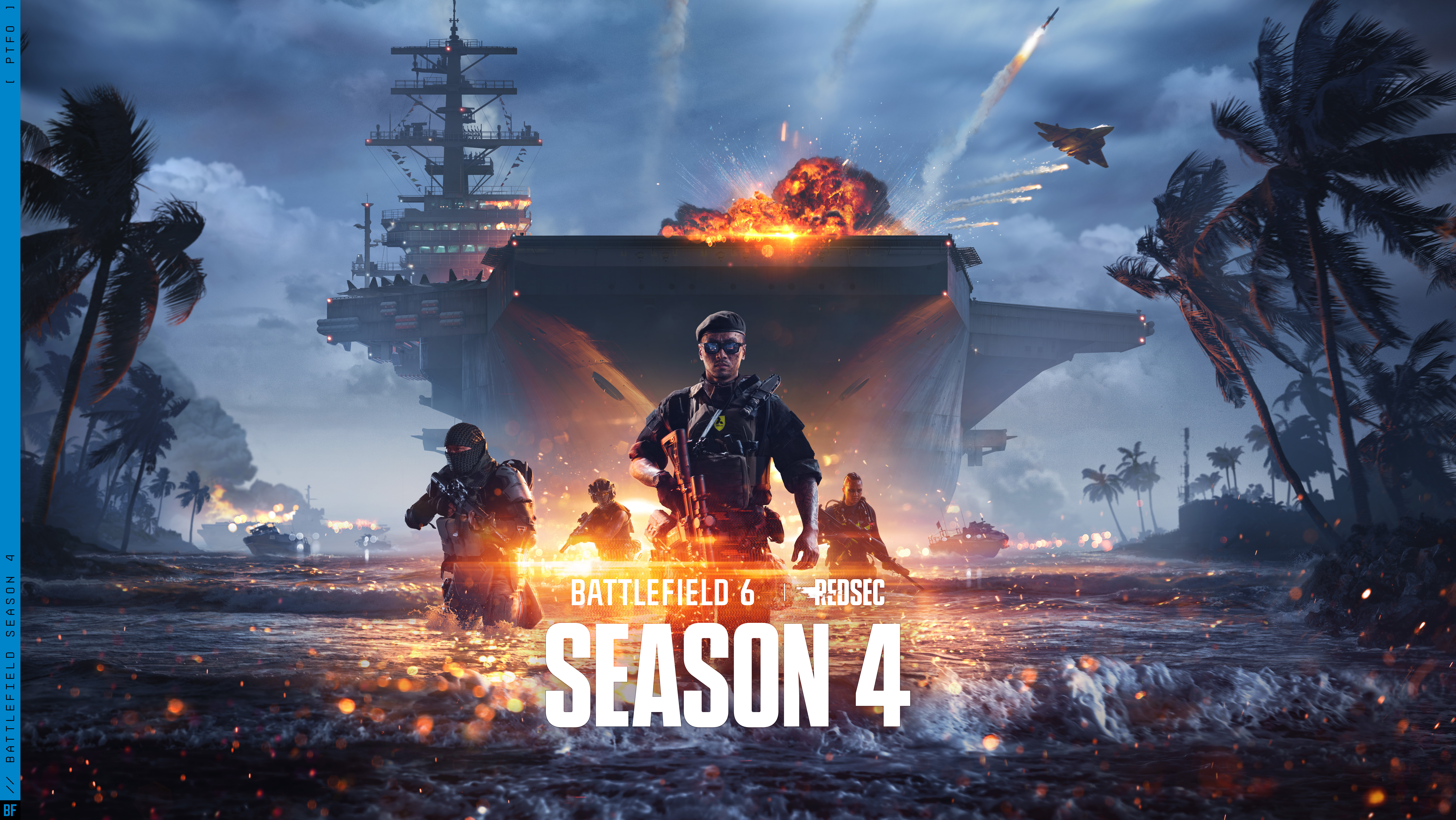 Battlefield Studios está listo para mostrarnos las novedades por tierra mar y aire que llegan en la Temporada 4 a Battlefield 6