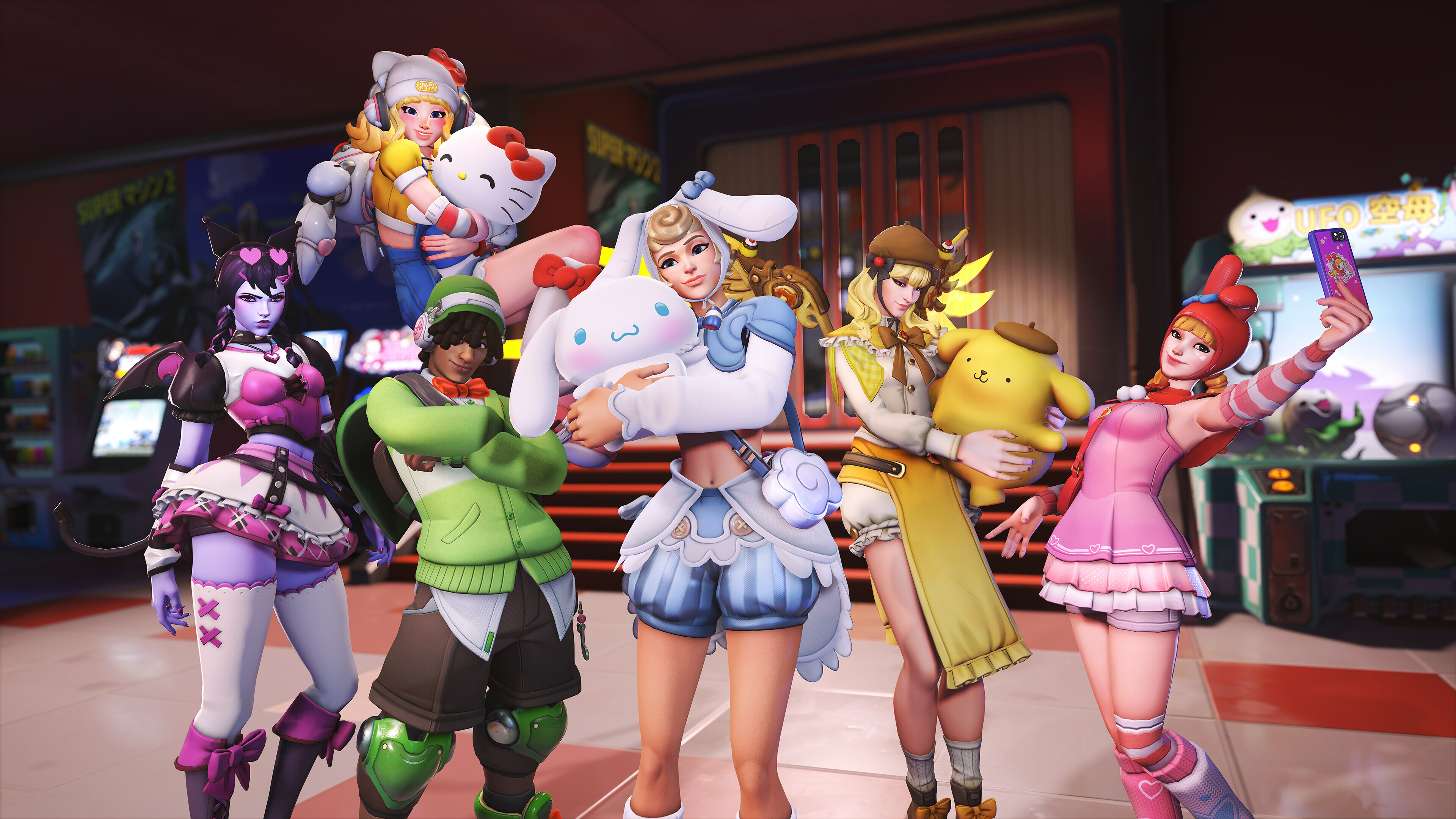 Overwatch y Hello Kitty, la colaboración que no sabías que necesitabas