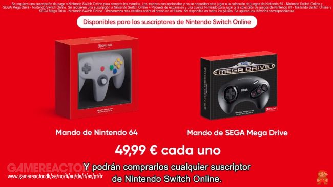 Mega Drive y Nintendo 64 llegan a Switch Online con sus mandos