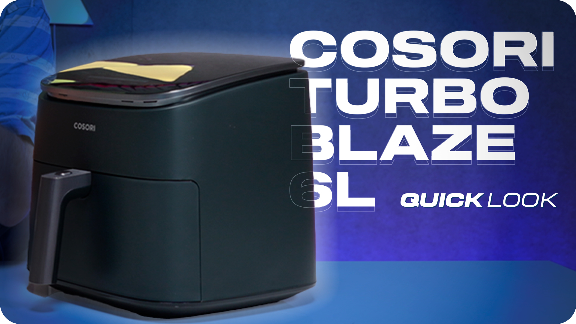 La nueva freidora Turbo Blaze de Cosori preparará más rápido tus platos favoritos