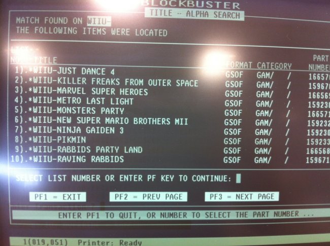 Lista de juegos de salida de Wii U