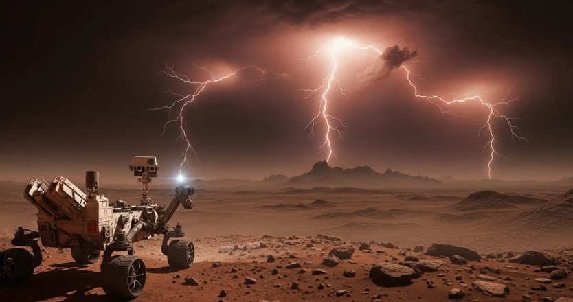 La NASA detecta relámpagos en Marte por primera vez