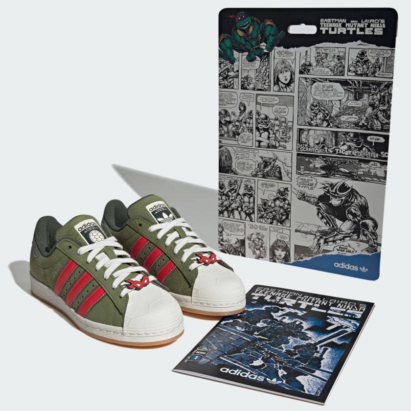Adidas y las Tortugas Ninja Mutantes se han unido para crear unas nuevas zapatillas.