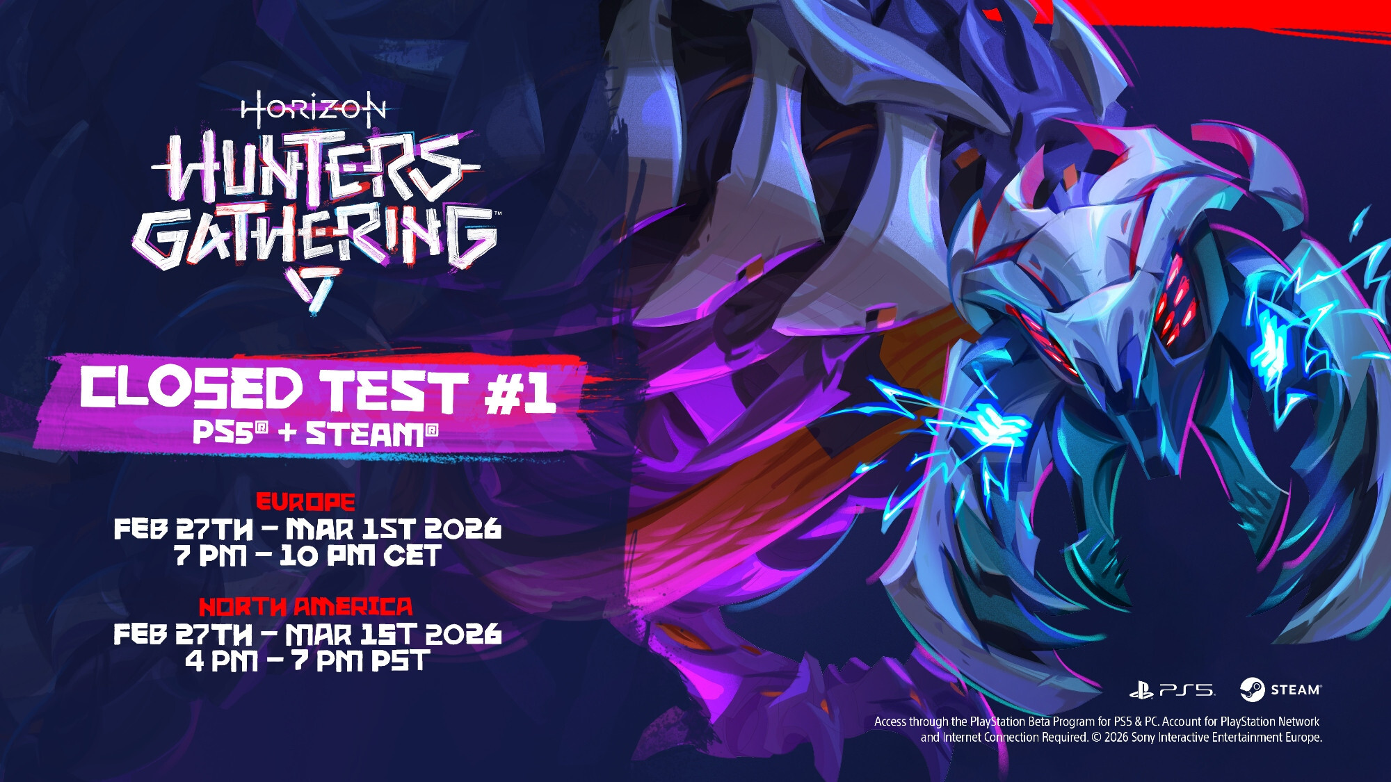 Horizon Hunters Gathering tendrá su primera beta esta semana