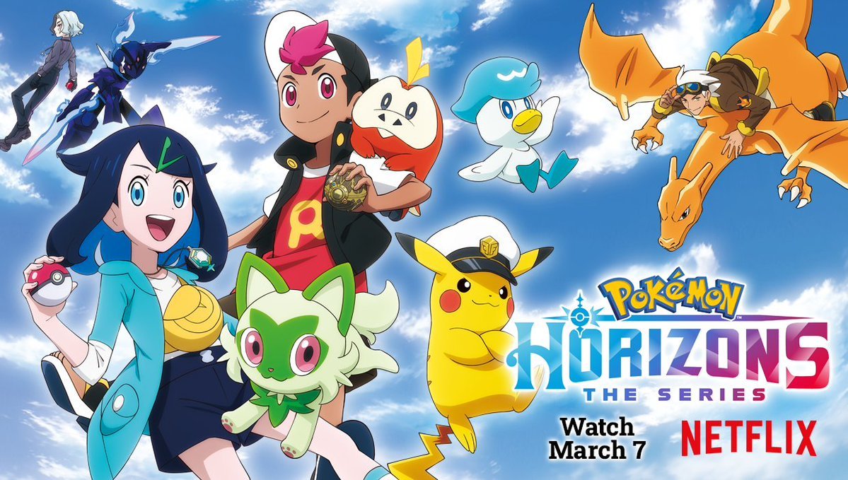 El estreno del anime Horizontes Pokémon se retrasa hasta marzo