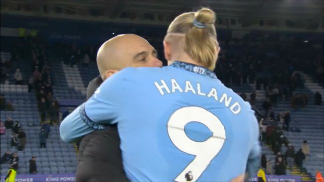 "Tenemos a Guardiola": el verdadero cántico que corearon los aficionados del Manchester City tras ganar al Leicester