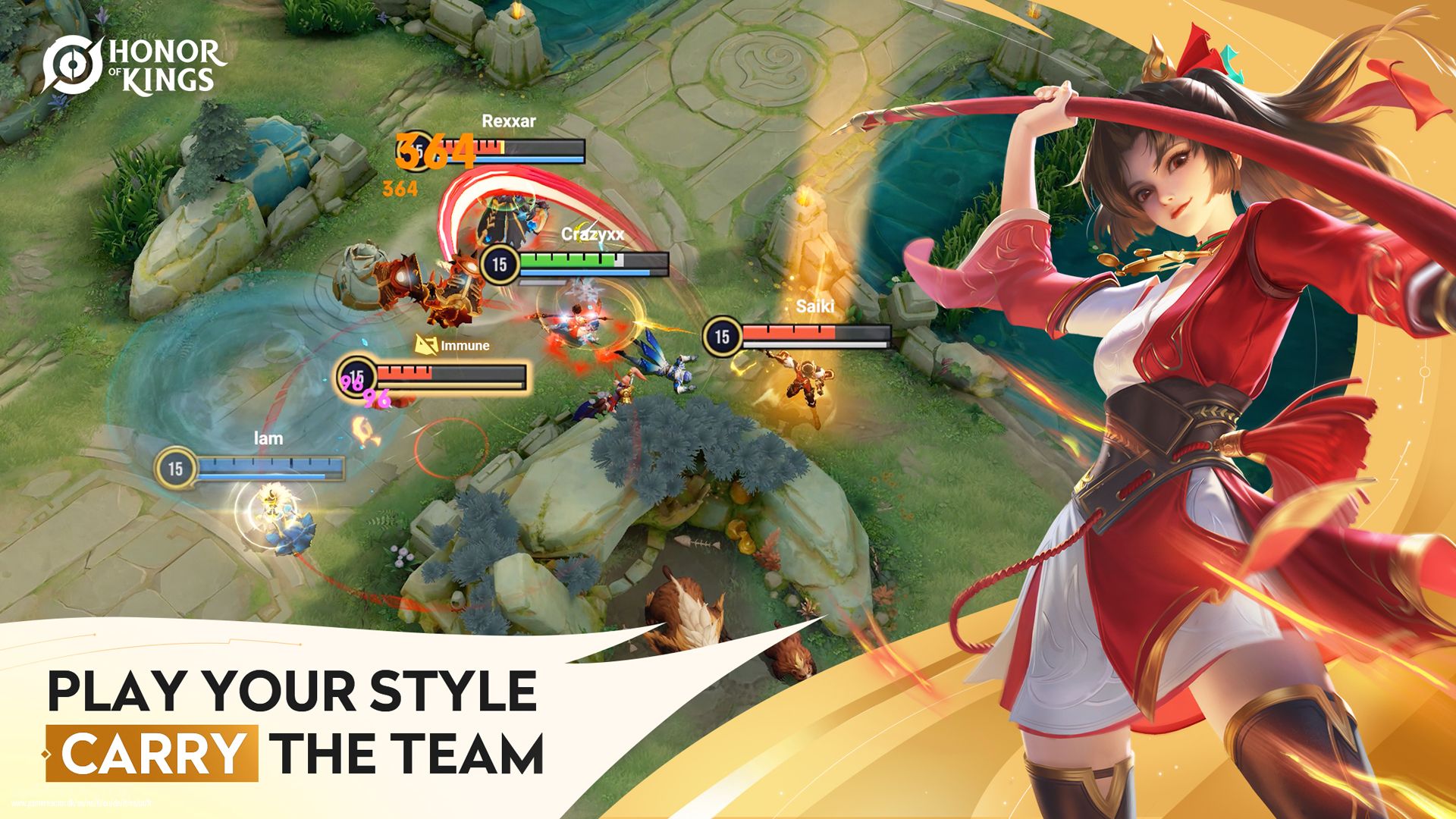 Tenémos el teléfono que echa humo, y no del calor: Hemos estado jugando a Honor of Kings y os traemos nuestras PRIMERAS IMPRESIONES con este MOBA al estilo LoL para iOS y Android