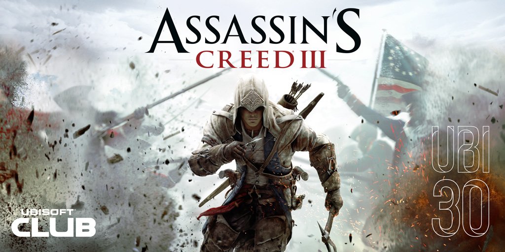 diagonal Velas oscuro Descarga Assassin's Creed III gratis por el cumpleaños de Ubi