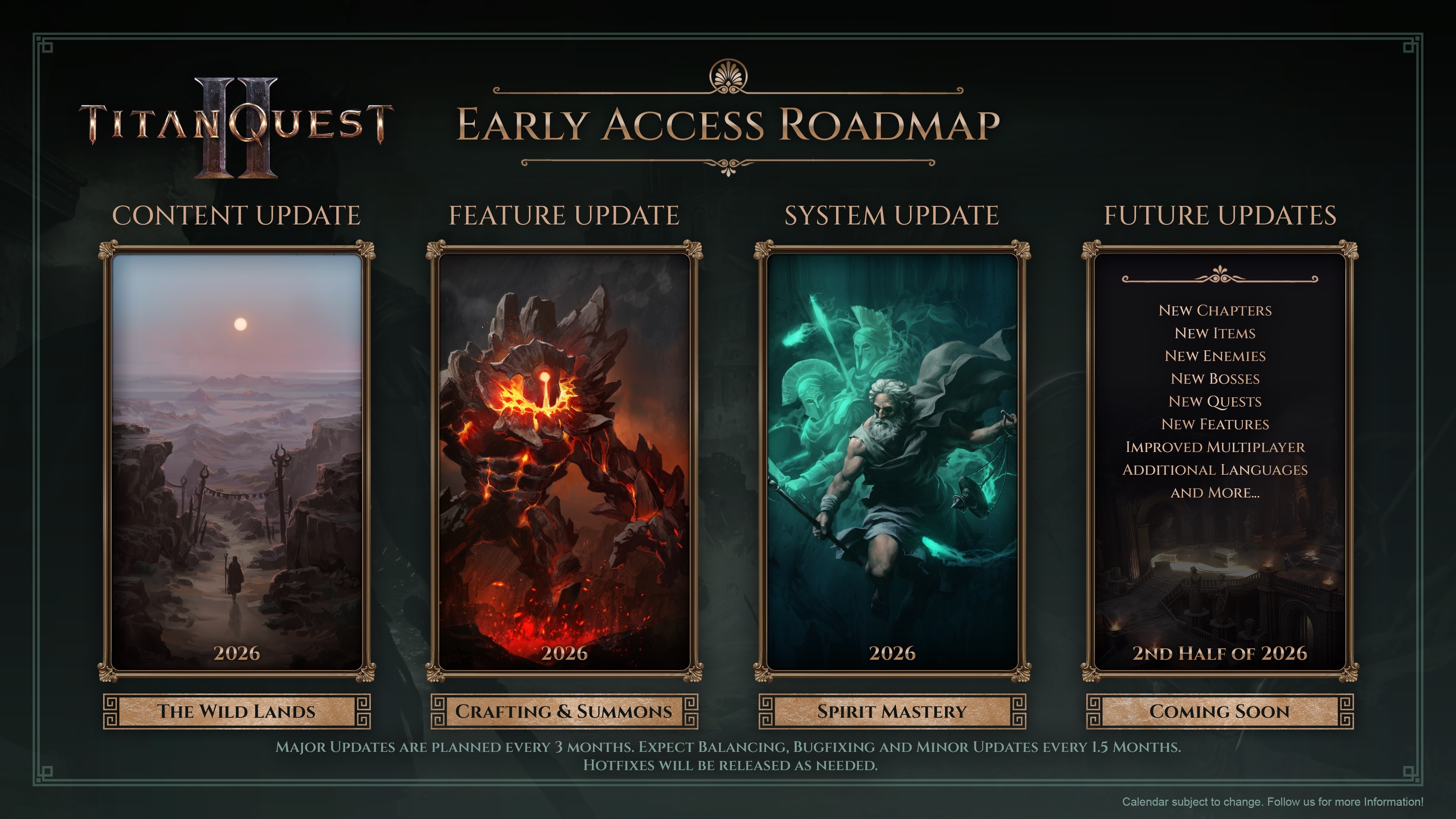 Titan Quest II nos muestra su completa hoja de ruta para 2026