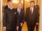 Xi, Putin y Modi se re&uacute;nen en China para la cumbre de la OCS