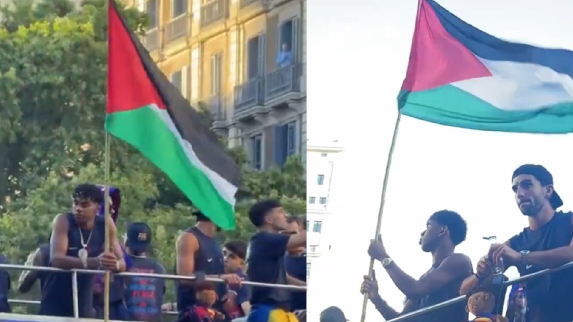 Israel carga contra Lamine Yamal por ondear una bandera palestina