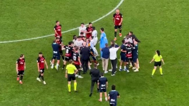 El Real Madrid - Mallorca terminó en una gran pelea: Bellingham, Maffeo, Asencio...