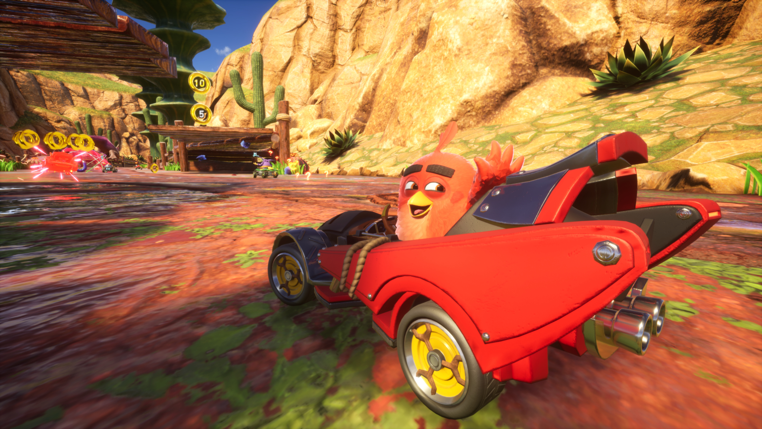 Sega invita a sus amigos de Angry Birds y Rovio a correr en Sonic Racing: Crossworlds
