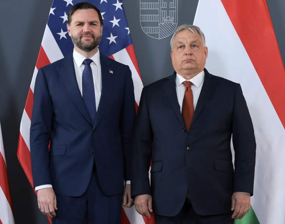 JD Vance acusa a la UE de injerencia electoral durante su visita a Hungría