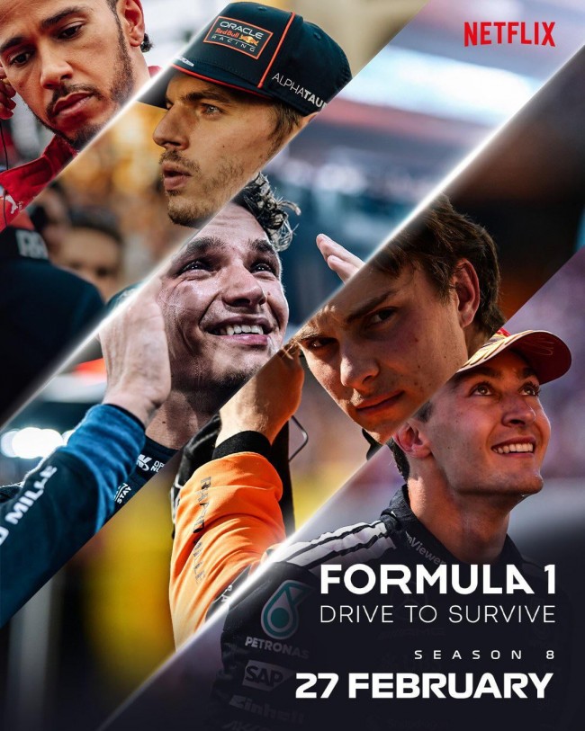 Netflix confirma que la 8ª temporada de Formula 1: Drive to Survive volverá el mes que viene.