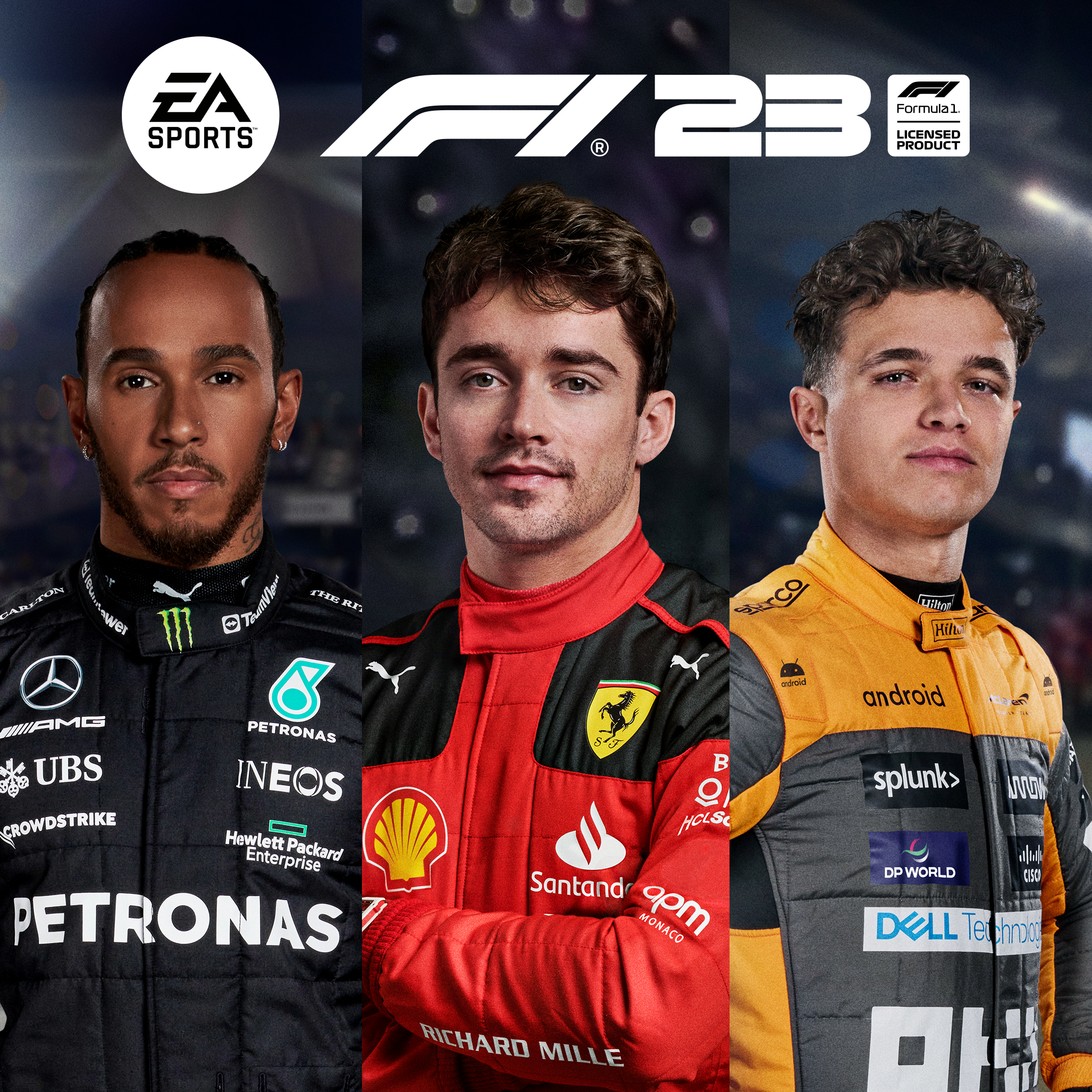 F1 23 presents its stars for the cover