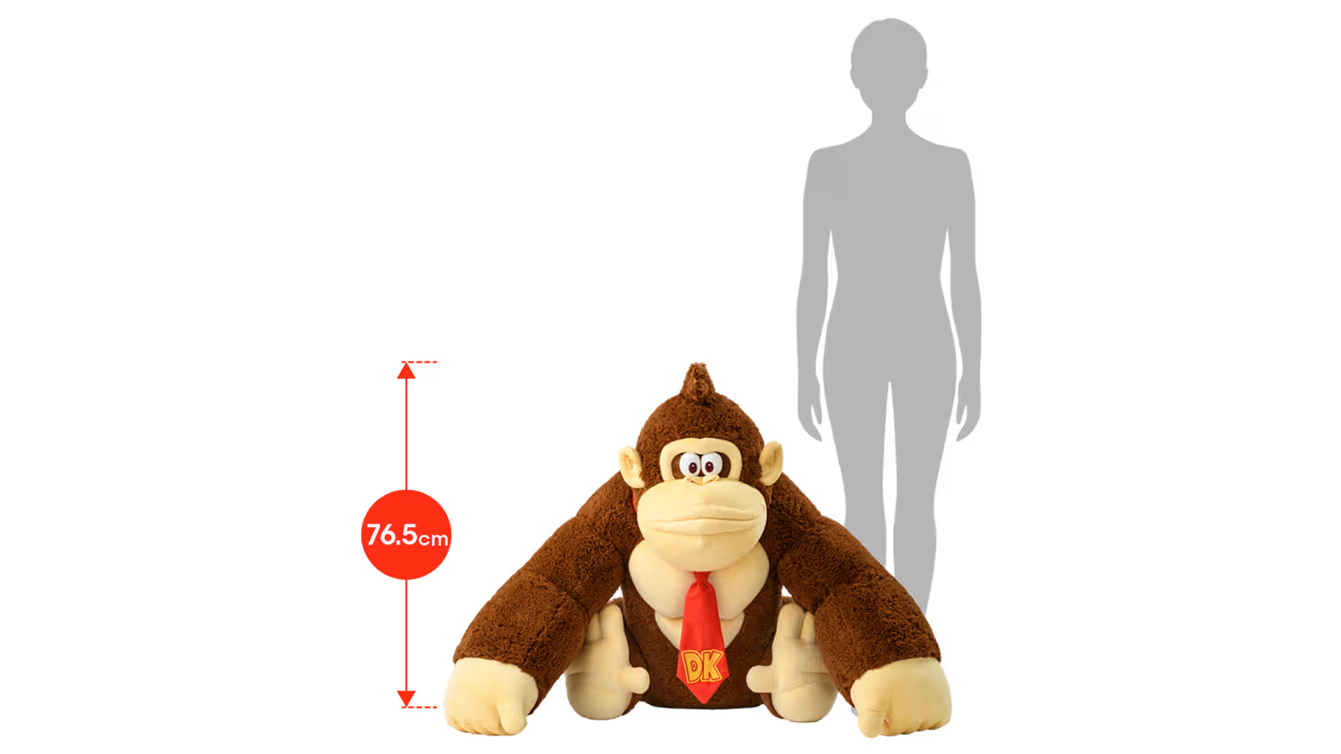 Nintendo anuncia un peluche gigante de Donkey Kong que cuesta lo mismo que una consola Switch 2