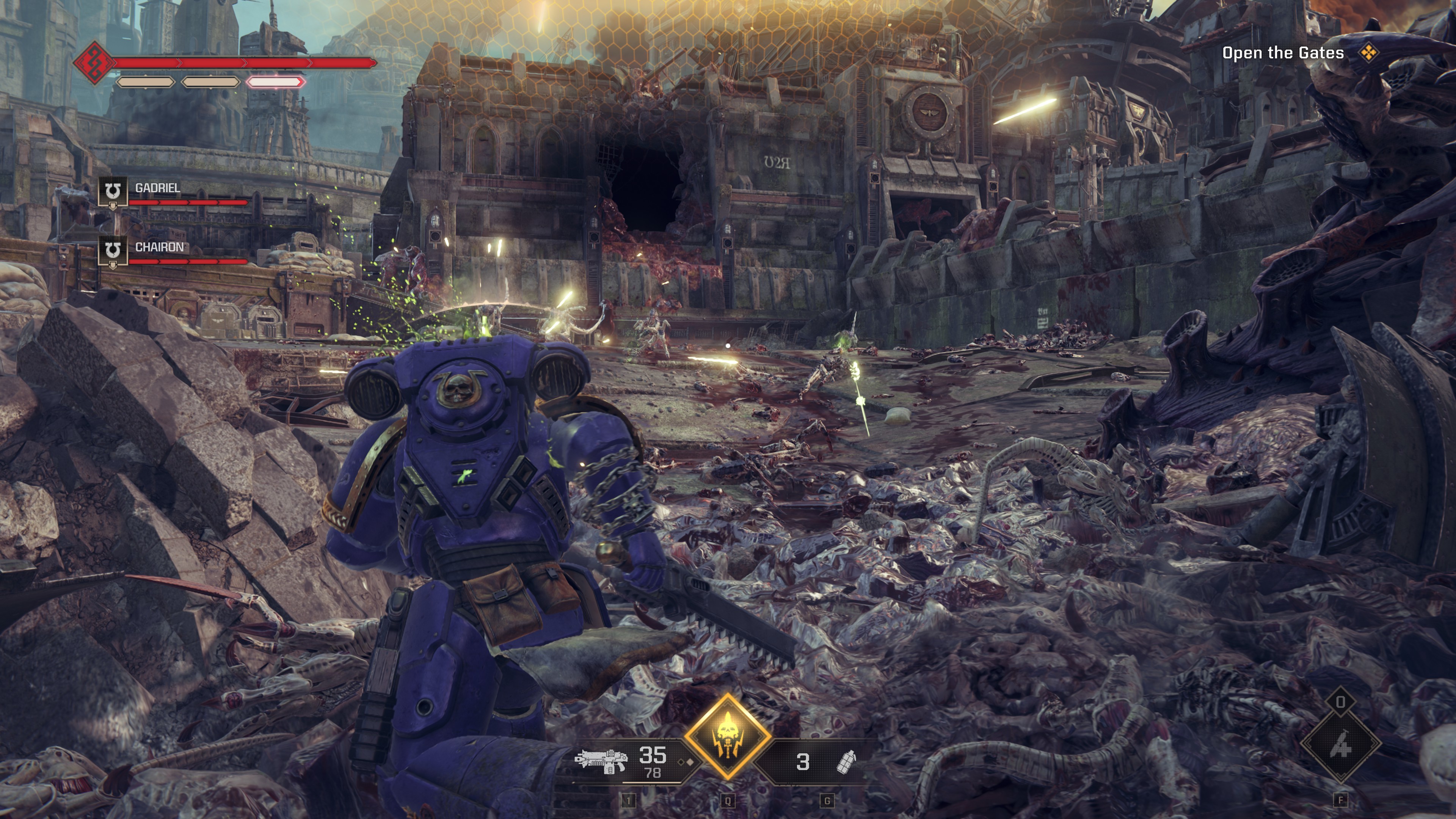 Haz un reconocimiento del terreno en el planeta Avarax antes de desembarcar con Warhammer 40,000: Space Marine 2