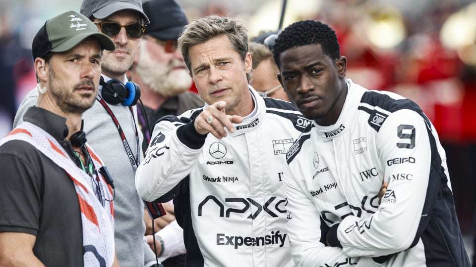 Ese era realmente Brad Pitt conduciendo en el tráiler de la película F1