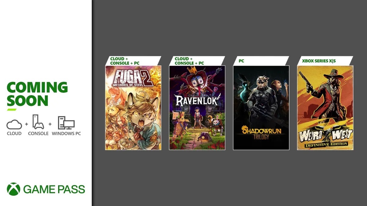 Weird West, Shadowrun, Ravenlok and Fuga 2 join Game Pass in May