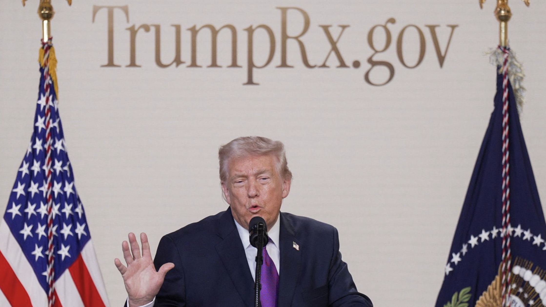 Estados Unidos lanza la plataforma TrumpRx para ofrecer descuentos en los medicamentos recetados