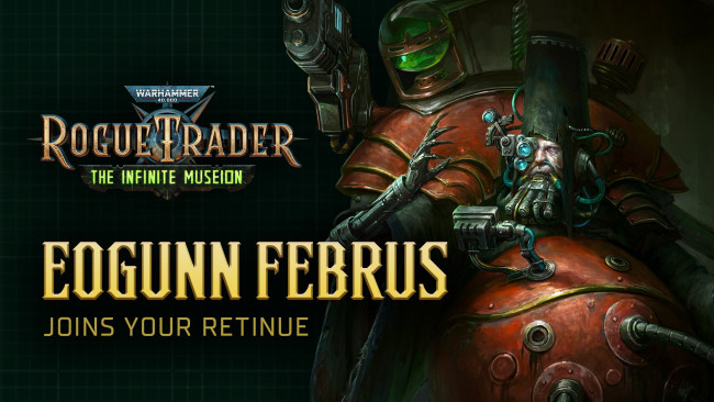 Warhammer 40,000: Rogue Trader revela el nuevo compañero cyborg corpulento que llegará en el DLC 3