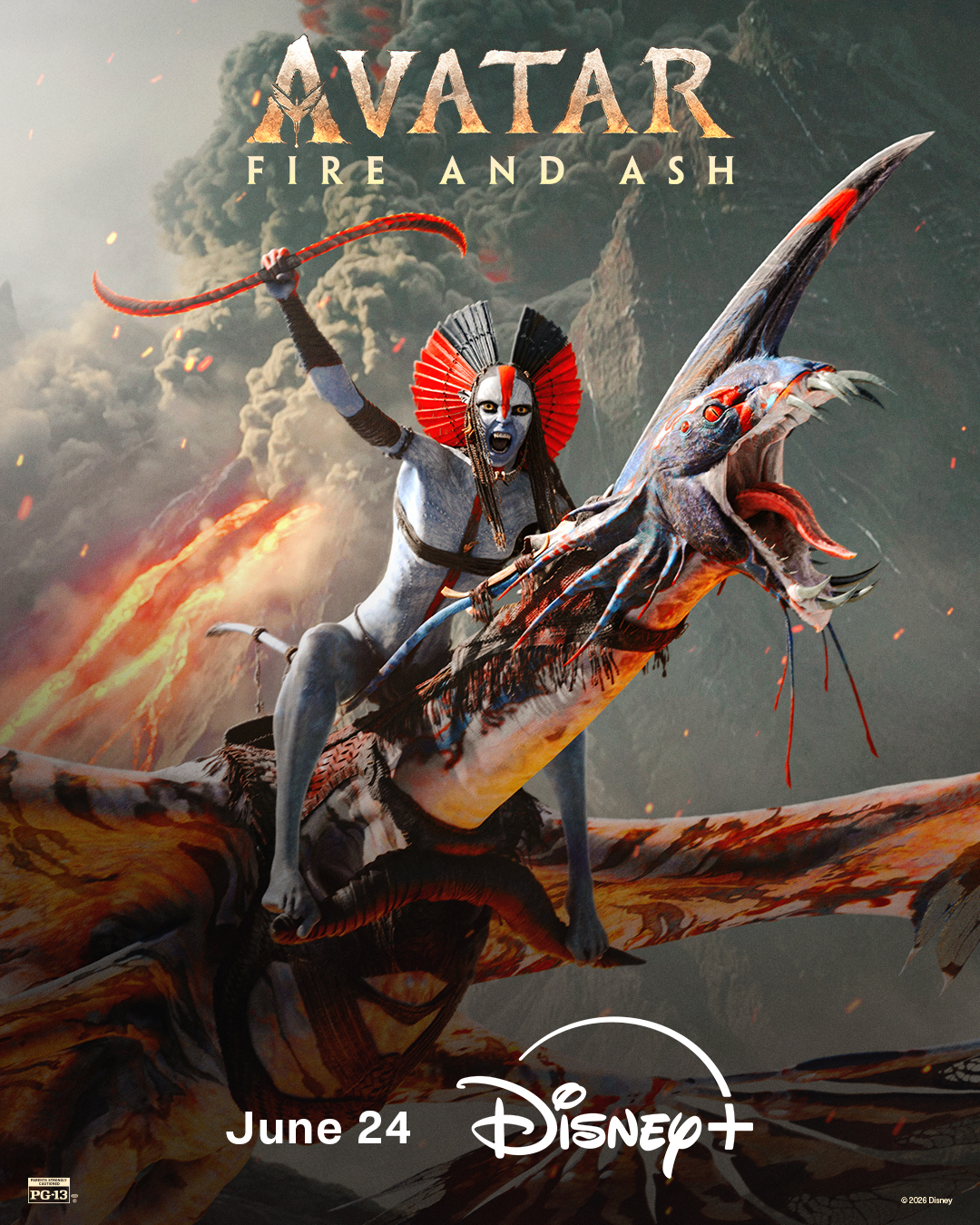 Este año empezaremos el verano disfrutando al fin de Avatar: Fuego y ceniza en Disney+, que llega el 24 de junio a la plataforma