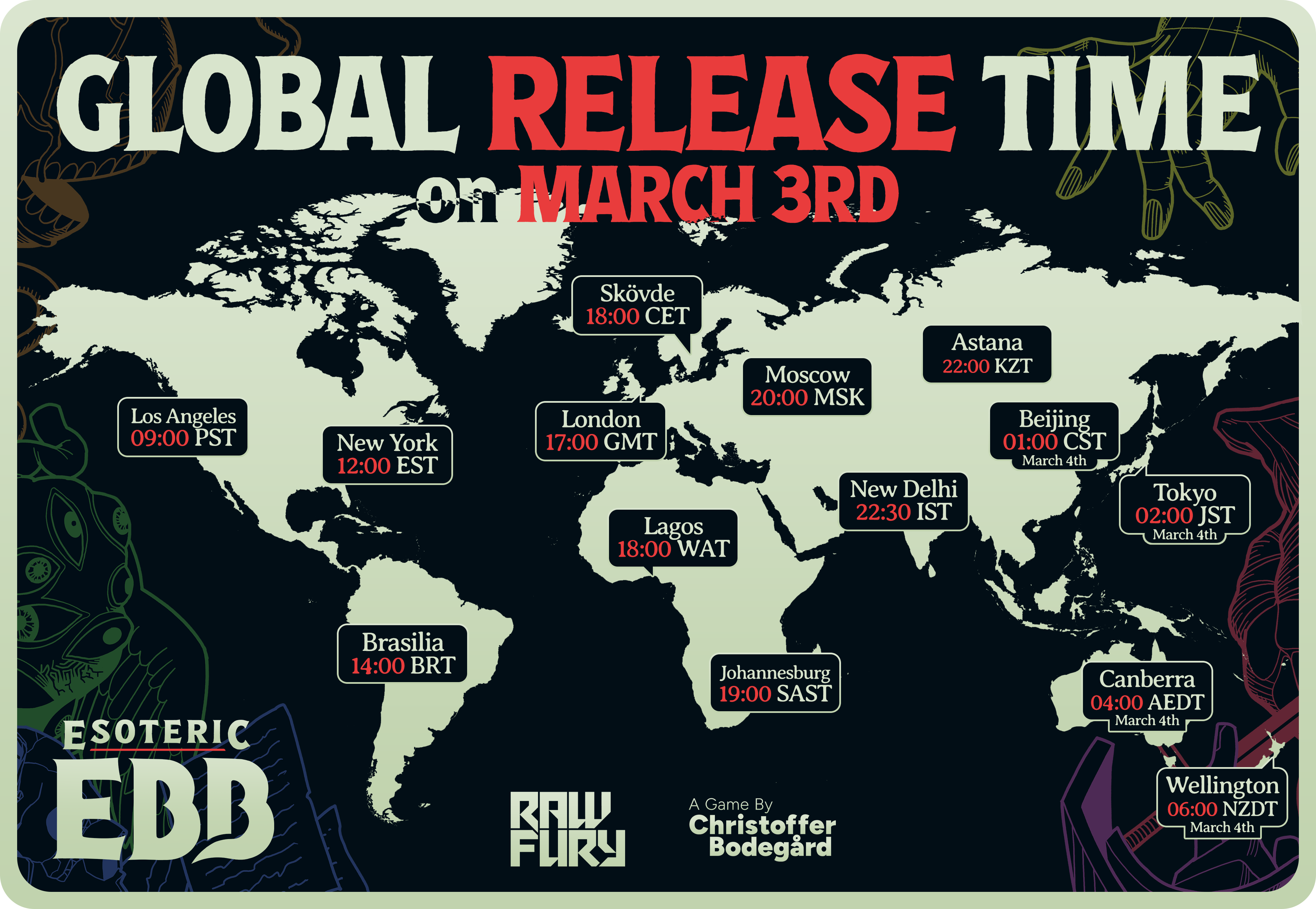 Ya sabemos la fecha de lanzamiento de Esoteric Ebb ¡y no falta nada!