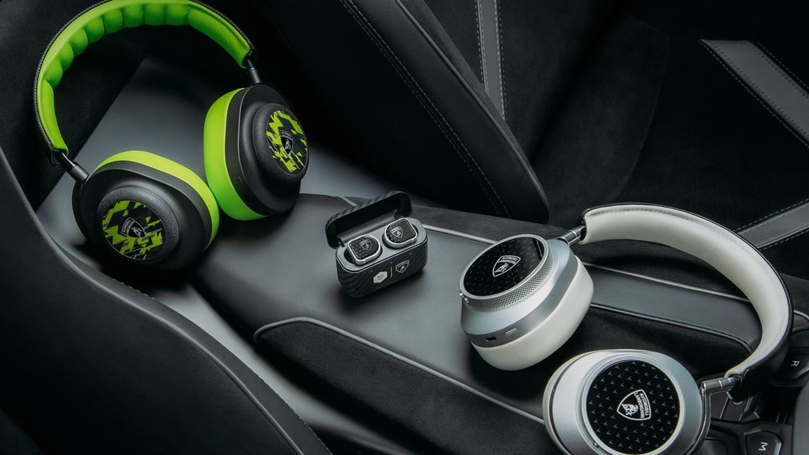 Lamborghini presented its latest collection of branded audio devices