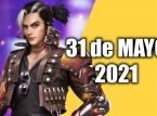 Códigos Free Fire de hoy 31 de mayo de 2021 y sus recompensas gratis