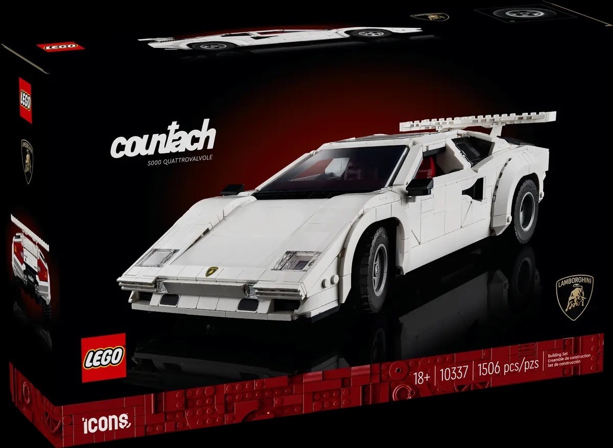 Ahora podrás contruir tu propio Lamborghini Countach 5000 con piezas de Lego