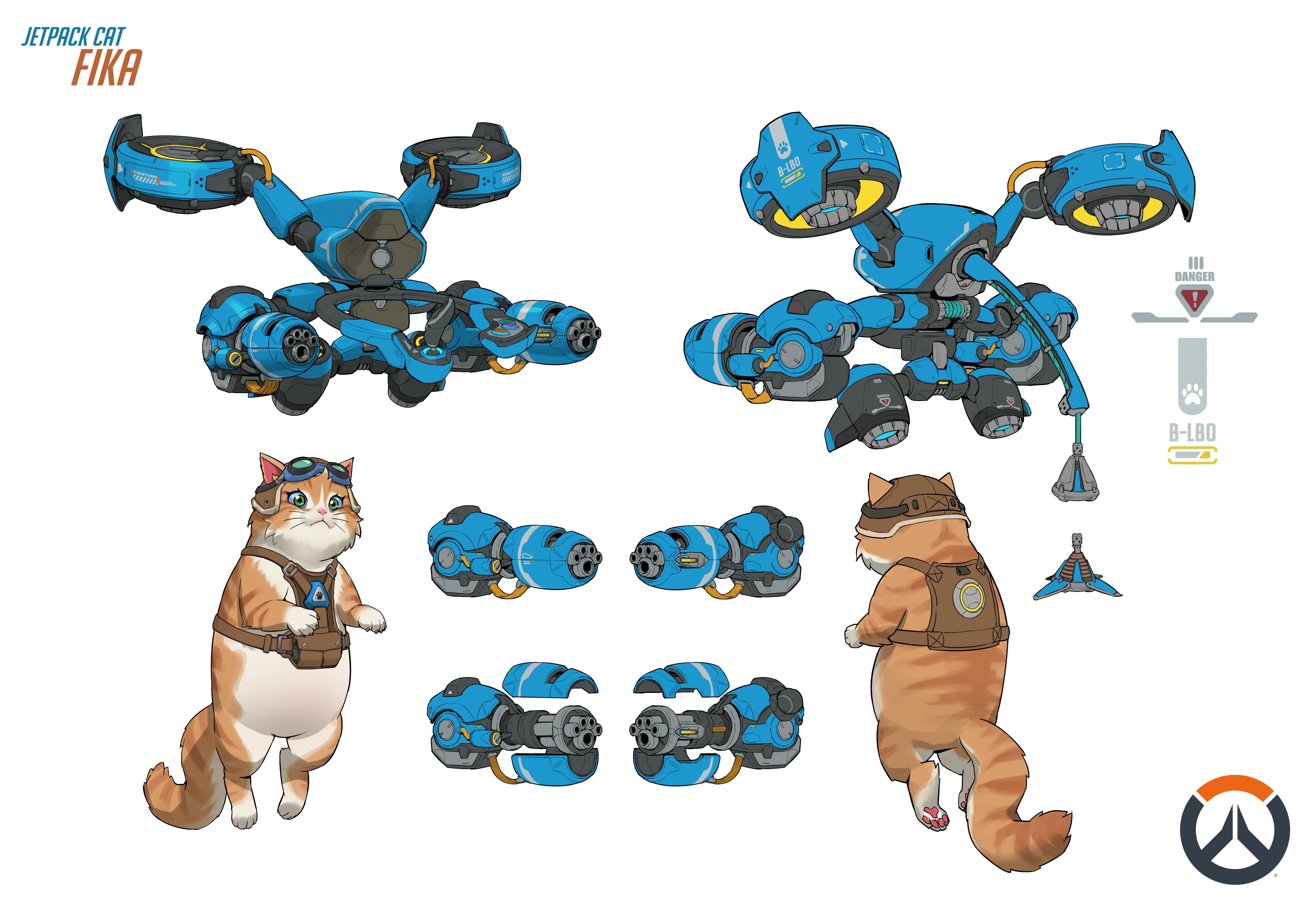 Algunas skins para el Jetpack Cat de Overwatch estarán inspiradas en ...
