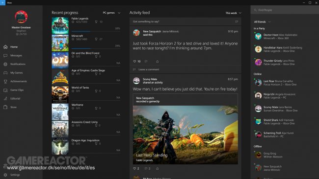 Habrá streaming de Xbox One en PC Windows 10 y tabletas