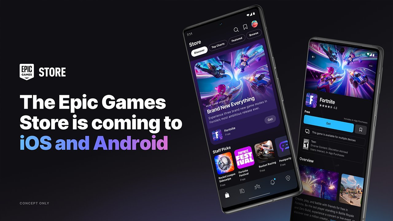 Epic Games anuncia el próximo lanzamiento de su Store en iOS y Android
