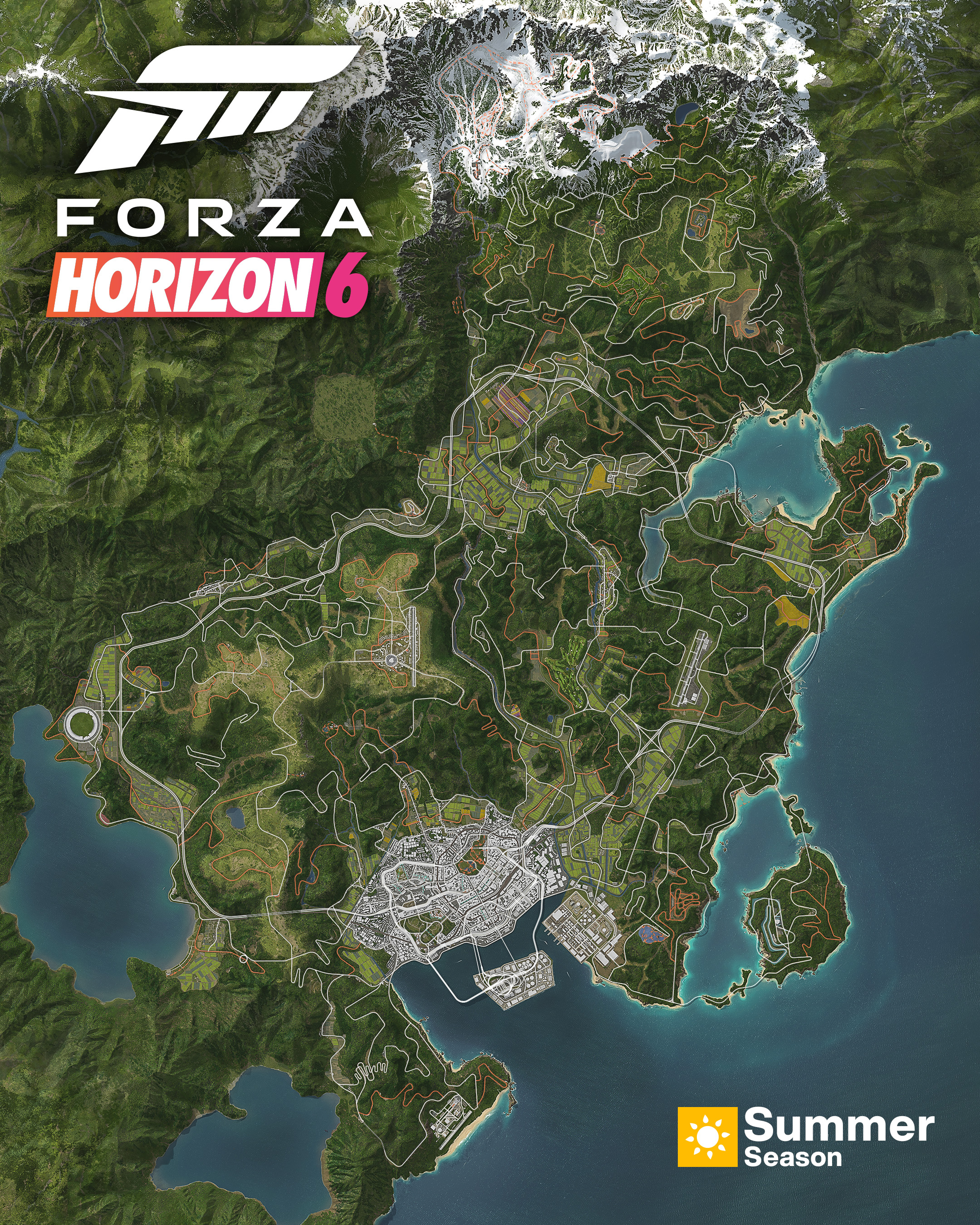 Forza Horizon 6 presenta un gameplay asombroso y revela el mapa completo del Japón digital.