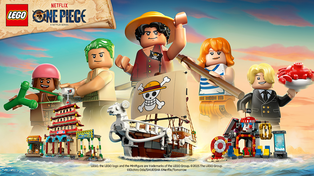 Netflix acompañará el estreo de su miniserie Lego One Piece con varios sets de piezas Lego en tiendas