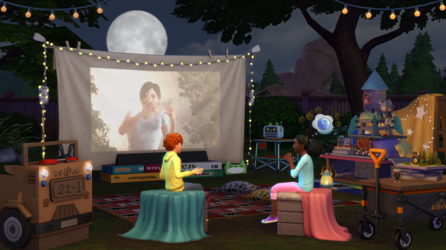 Irse de camping y estar a la última moda ahora es posible en Los Sims 4