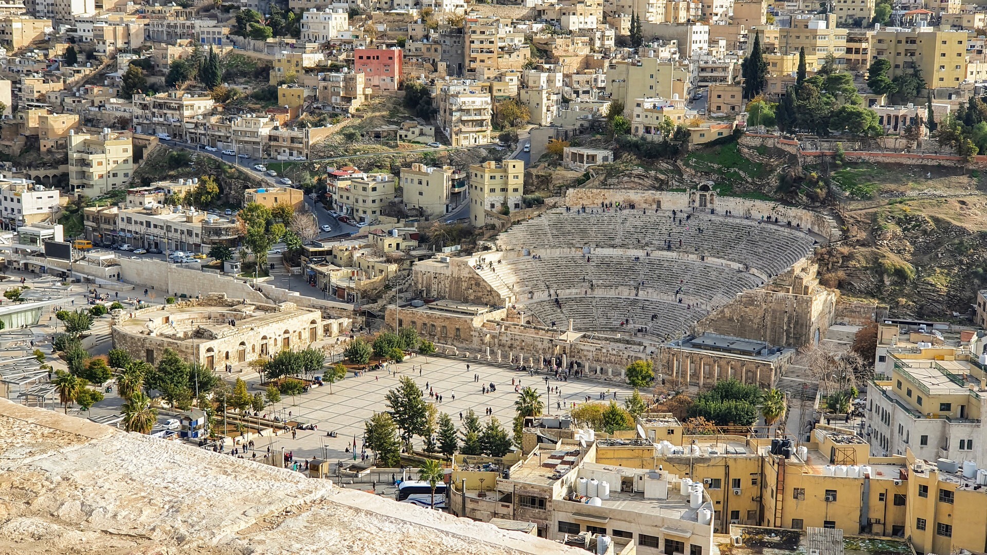 Un muerto en estampida durante un visionado del Jordania-Argelia en teatro romano de Amán
