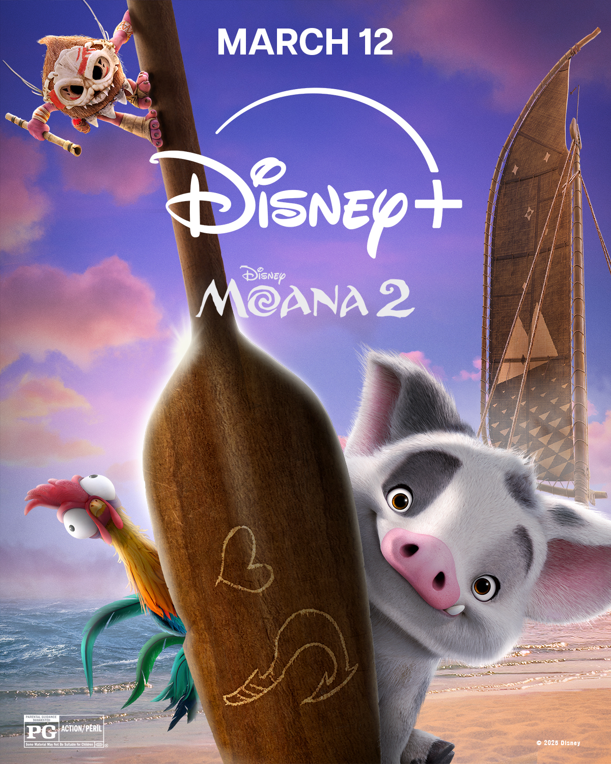 Vaiana 2 llegará a Disney+ en dos semanas