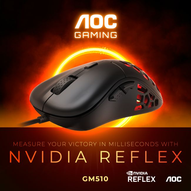 [CES] AOC refuerza su lado gaming con un monitor y un ratón compatibles con Nvidia Reflex