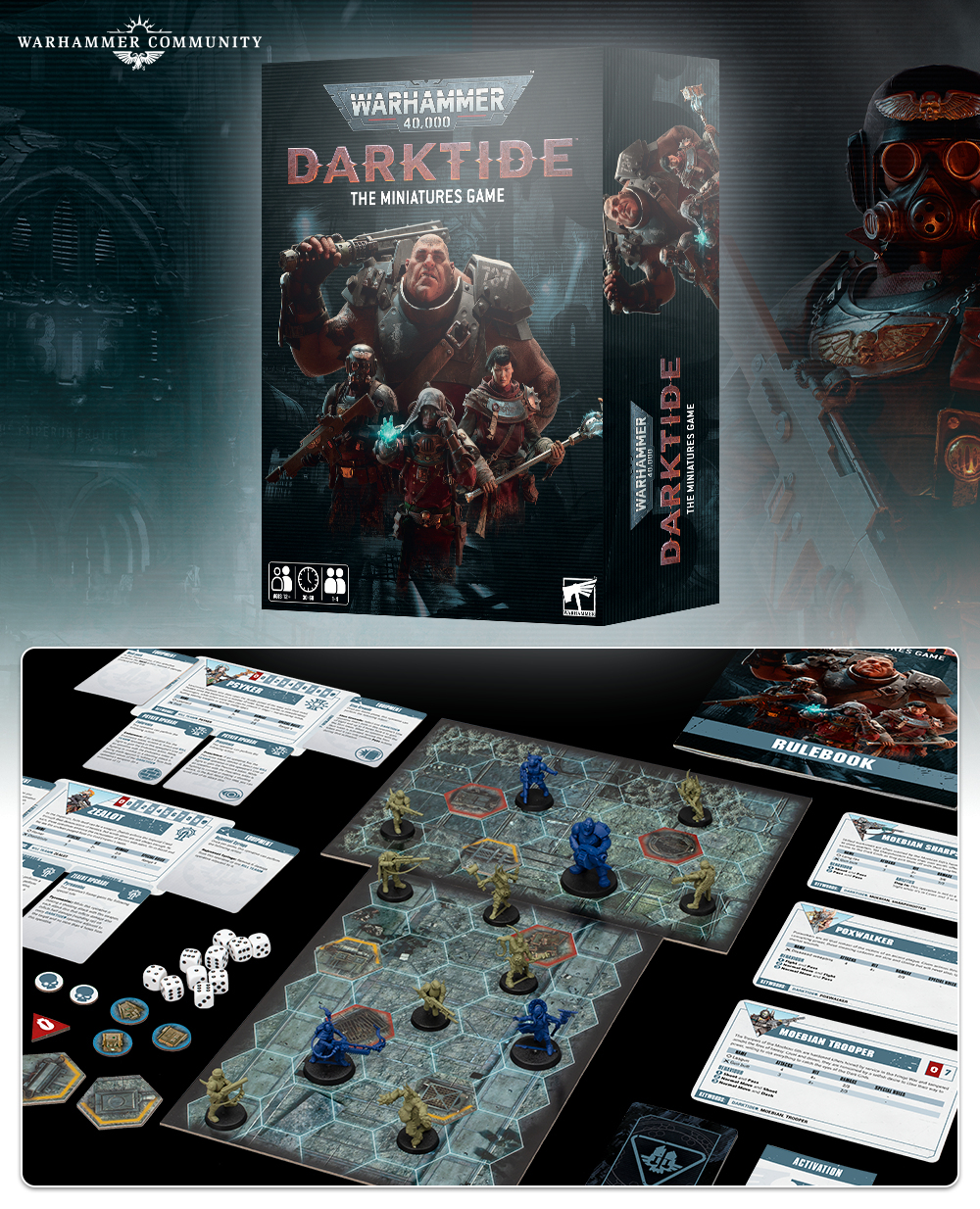 Warhammer 40,000: Darktide se convierte en un juego de mesa