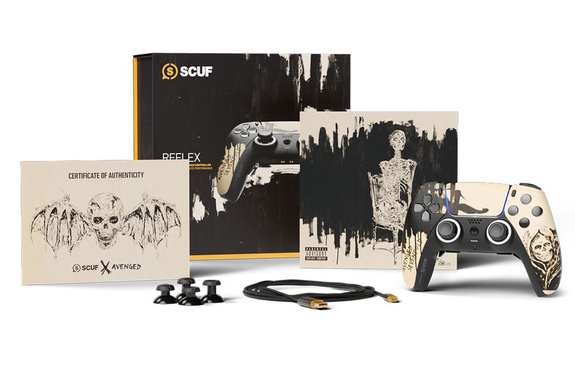 Limited Edition Avenged Sevenfold x SCUF Gaming Controllers for PS5 and