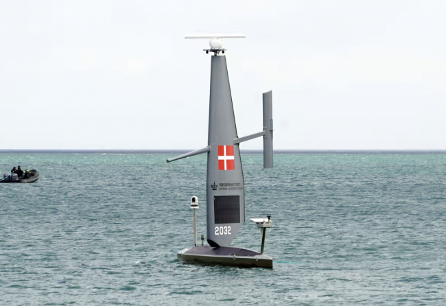 Dinamarca prueba los saildrones de Estados Unidos para vigilar los cables del Báltico